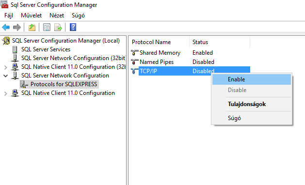 SQL Server Configuration Manager